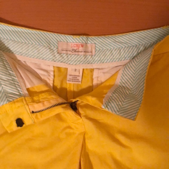 J Crew shorts, yellow - Picture 2 of 3